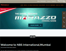 Tablet Screenshot of nbsmahindra.com